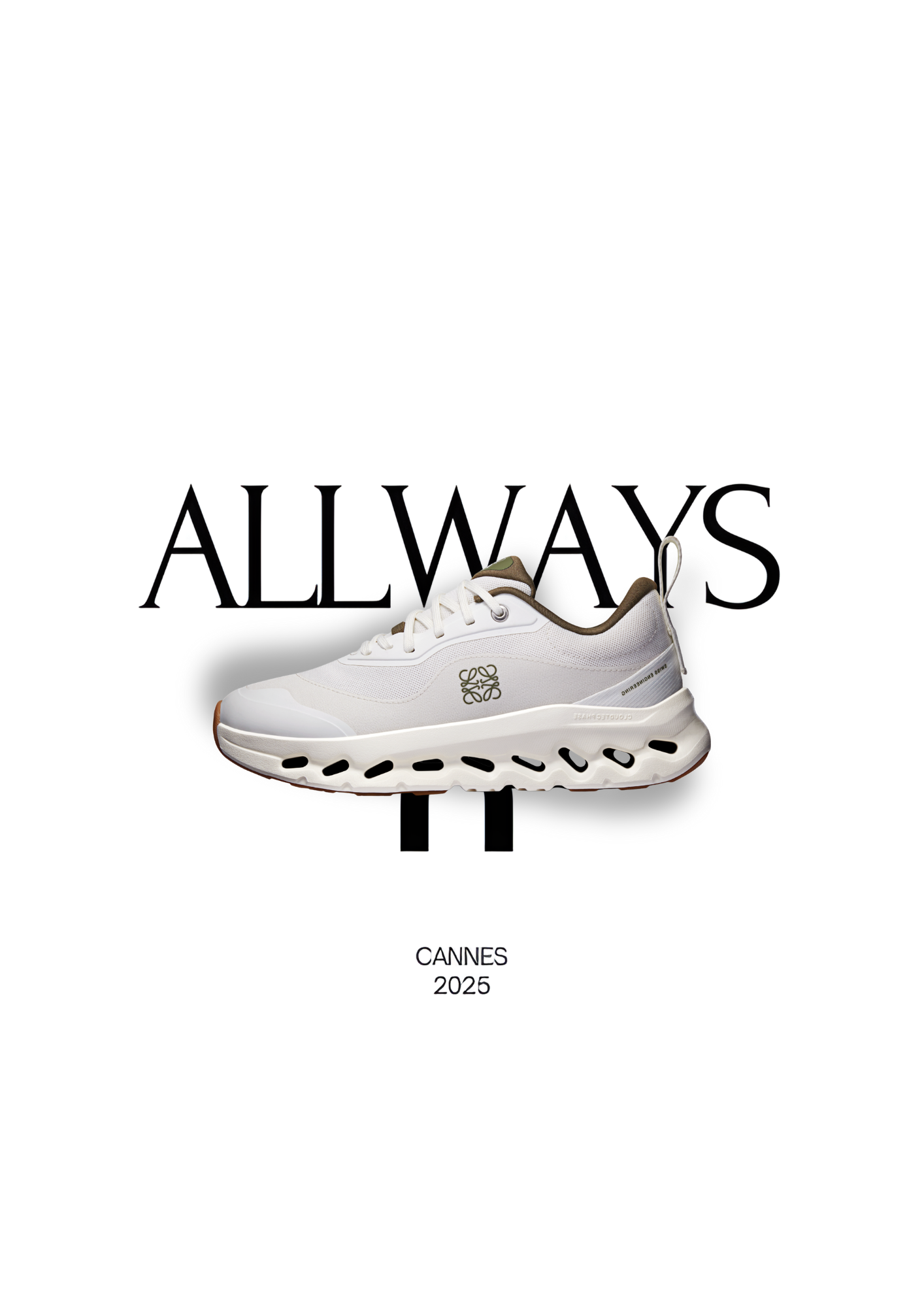 ON X LOEWE Blanc Kaki