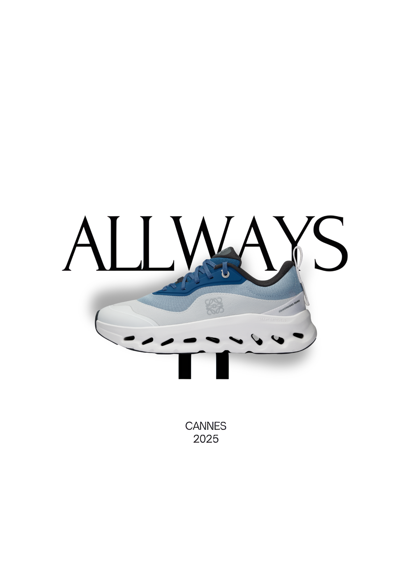 ON X LOEWE Bleu et blanche