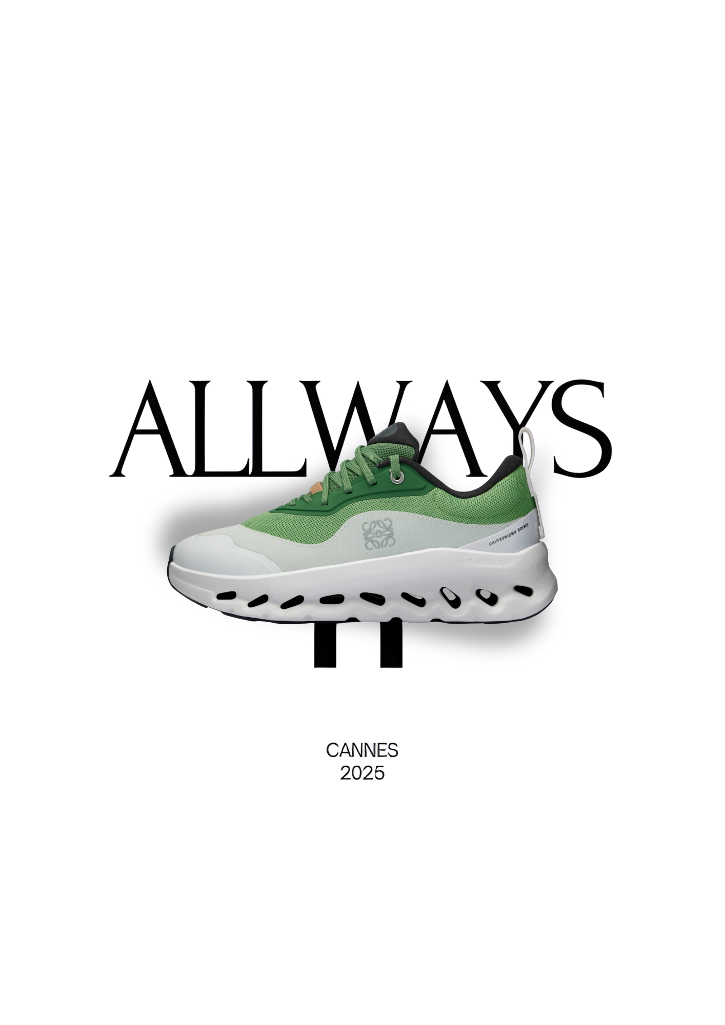 ON X LOEWE Vert et blanche